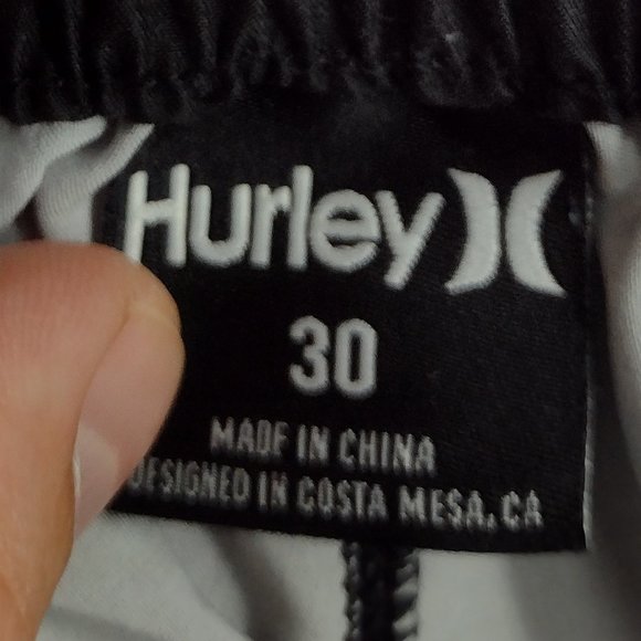 Hurley Phantom Rainbow Striped Blue Red Green & Black Skate Surf Board Shorts - Picture 5 of 9